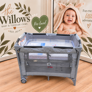 Pre-Loved Babywombworld 2-in-1 Camp Cot & Co Sleeper with Mattress