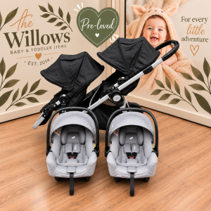 Pre-Loved City Select Twin Jogger with Car Seats