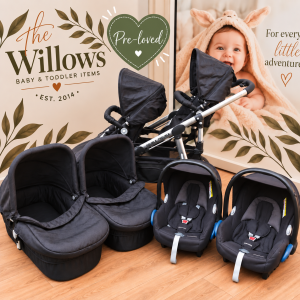 Pre-Loved Double Trouble Comfort Delux Twin Travel System