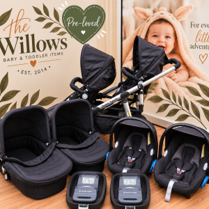 Pre-Loved Double Trouble Delux Twin Travel System