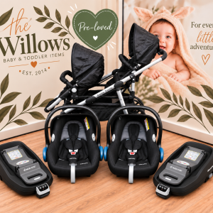 Pre-Loved Double Trouble Essential Delux Twin Travel System