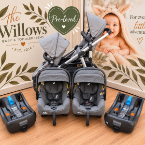 Pre-Loved Double Trouble Essential Delux Twin Travel System