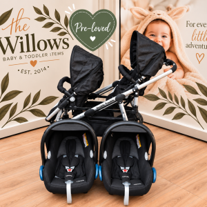 Pre-Loved Double Trouble Essential Twin Travel System