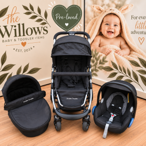 Pre-Loved Double Trouble Comfort Delux Single Travel System