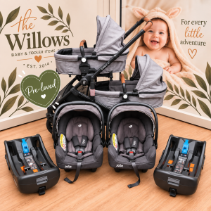 Pre-Loved Noola EliteX2 6-in-1 Twin Travel System (Joie)