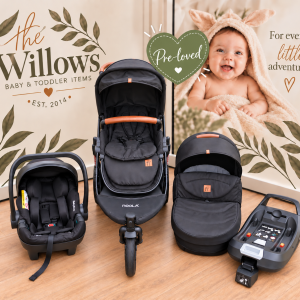 Pre-Loved Noola Sprint 4-in-1 Travel System with Bassinet - Black