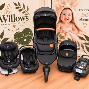 Pre-Loved Noola Sprint 5-in-1 Travel System with Bassinet -Black